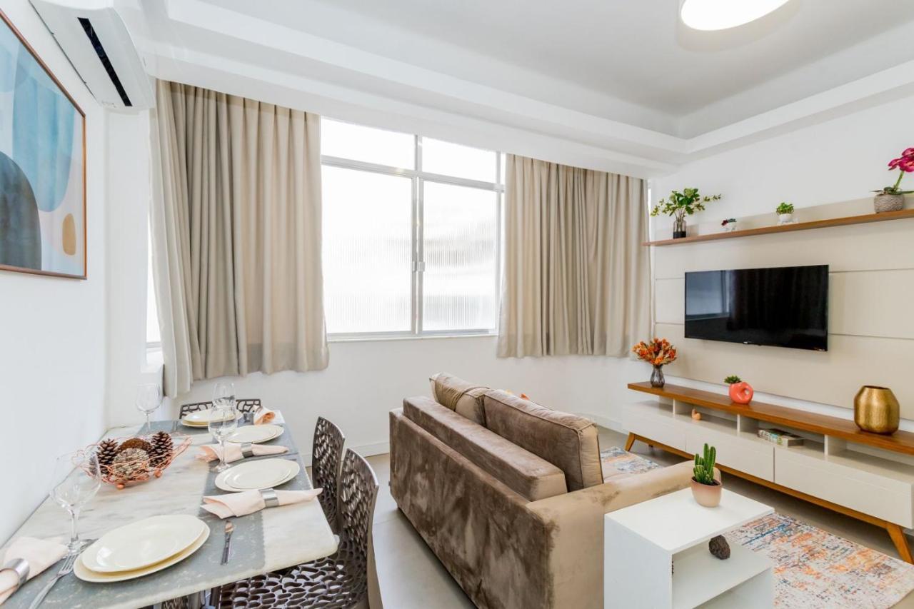 Relax Em Copacabana, Quarto E Sala, 150 Mt Da Praia, Cozinha, Maq De Lavar Roupa E Ar Rio de Janeiro Kültér fotó